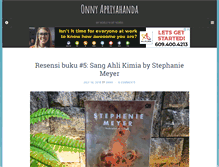 Tablet Screenshot of onnyapriyahanda.com